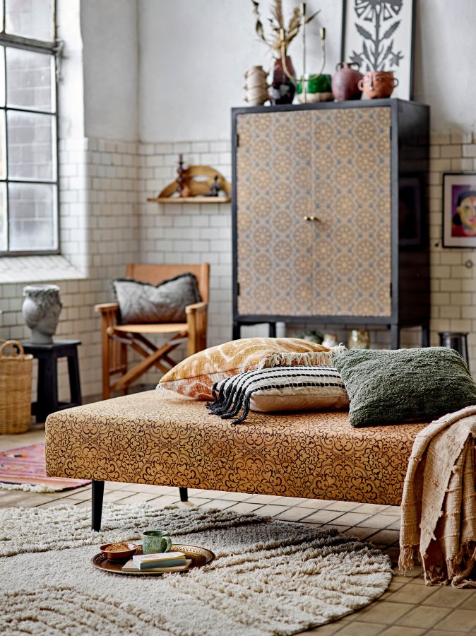 BLOOMINGVILLE Turin Pude, Grn, Bomuld W: 45cm, L: 45cm