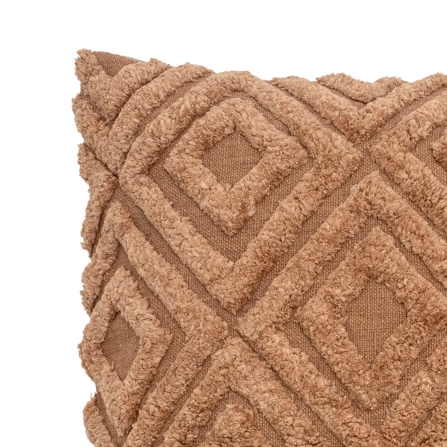 BLOOMINGVILLE Aprilia Pude, Brun, Bomuld W: 60cm, L: 60cm