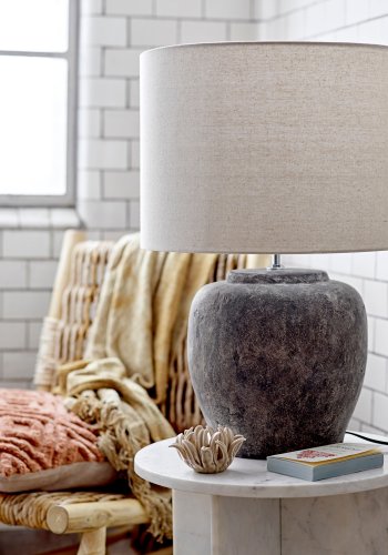 BLOOMINGVILLE Aprilia Pude, Brun, Bomuld W: 60cm, L: 60cm