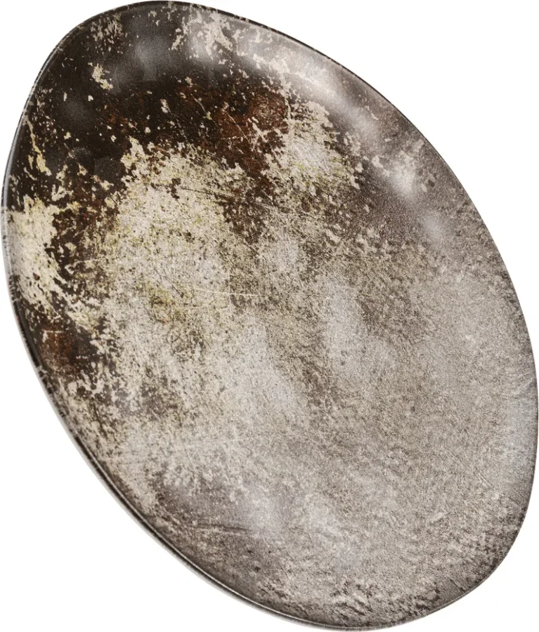 KARE DESIGN Savanne desserttallerken, organisk - brun/gr mat keramik (20)