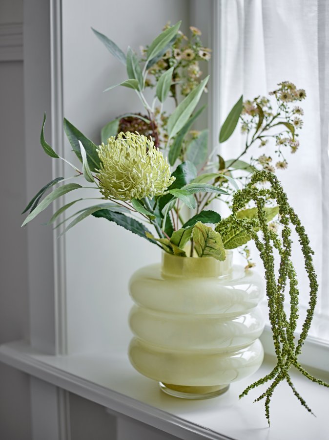 BLOOMINGVILLE Sahara Vase, Gul, Glas