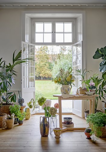 CREATIVE COLLECTION Serrone Konsolbord, Natur, Gummitr