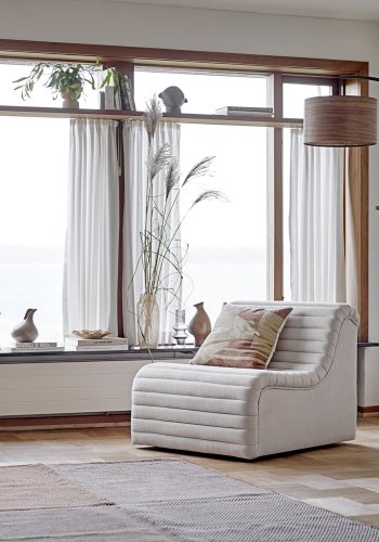 BLOOMINGVILLE Ingolf Vase, Brun, Glas