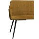 DAN-FORM Embrace sofabnk, m. armln - bronze velour og sort stl