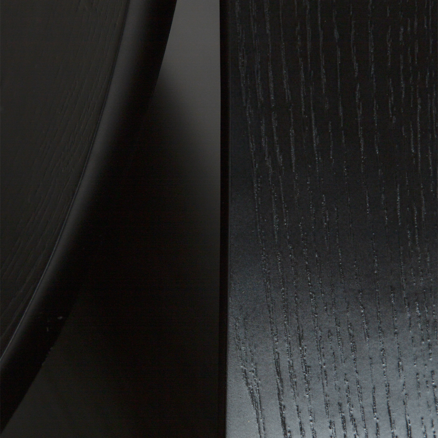 DAN-FORM EPIC Bord Sortbejdset askefiner