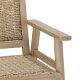 BLOOMINGVILLE Sorrento havesofa, m. armln - natur polyrattan og natur akacietr