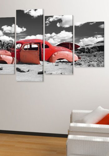 ARTGEIST billede af bil, 5-delt - In seclusion - Flere strrelser