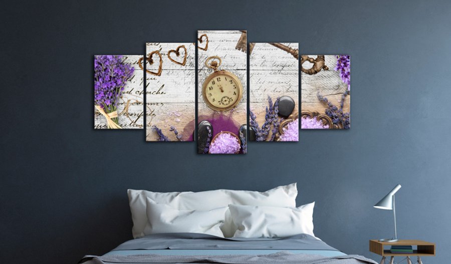 ARTGEIST billede i kork, 5-delt - Heather composition - Flere strrelser