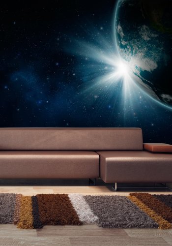 ARTGEIST - Fototapet af Jorden set ude fra rummet - Flere strrelser