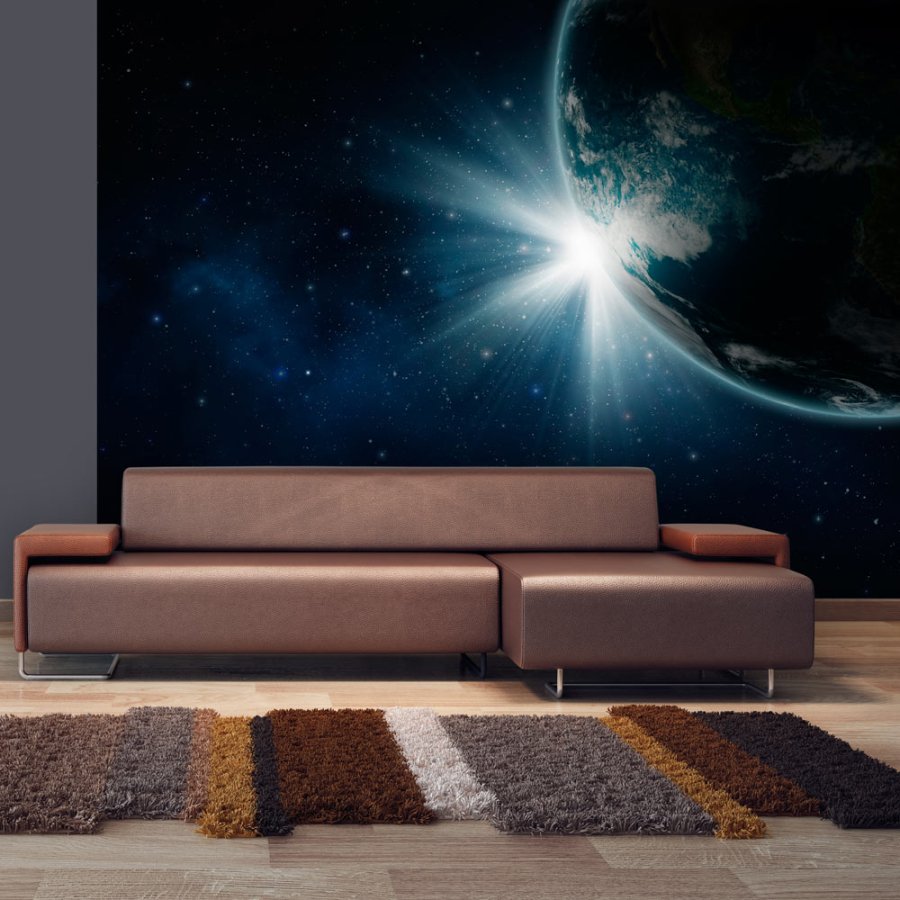 ARTGEIST - Fototapet af Jorden set ude fra rummet - Flere strrelser