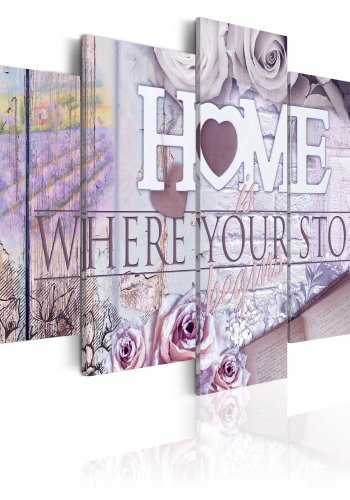 ARTGEIST billede med tekst - Lavender dream - Flere strrelser