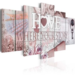 ARTGEIST billede med tekst - Summer adventure - Flere strrelser