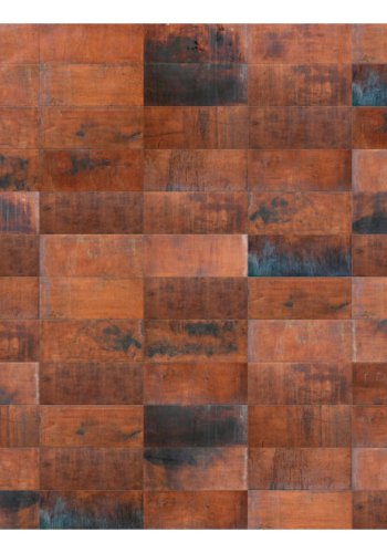 ARTGEIST - Fototapet af rustfarvede fliser - Flere strrelser