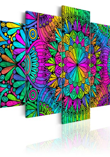 ARTGEIST billede - Mandala: Peacock Feathers - Flere strrelser