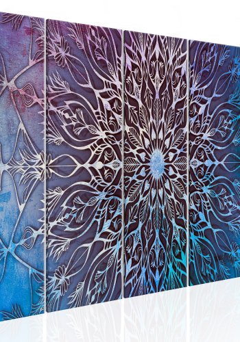 ARTGEIST 5-delt billede - Center Narrow Blue - Flere strrelser