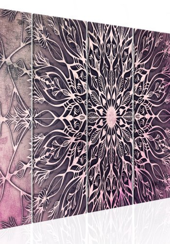 ARTGEIST 5-delt billede - Center Narrow Pink - Flere strrelser