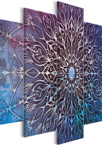 ARTGEIST 5-delt billede - Center Wide Blue - Flere strrelser