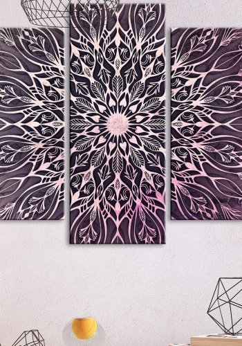 ARTGEIST 5-delt - Center Wide Pink - Flere strrelser