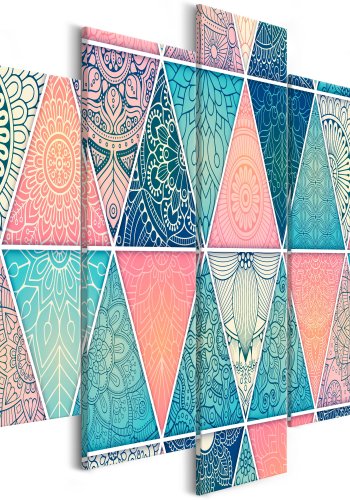 ARTGEIST billede p lrred - Orientalske trekanter - Flere strrelser