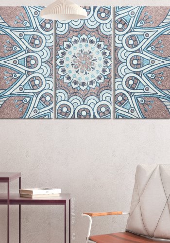 ARTGEIST billede p lrred - Orientalsk cirkel - Flere strrelser  