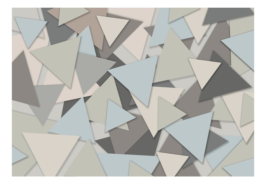 ARTGEIST Fototapet - Geometric Puzzle, geometrisk puslespil (flere strrelser)