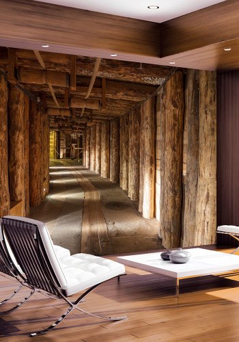 ARTGEIST - Fototapet med mineskakt illusion - Flere strrelser