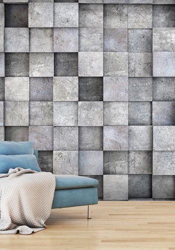 ARTGEIST Fototapet - Concrete Cube, beton blokke (flere strrelser)
