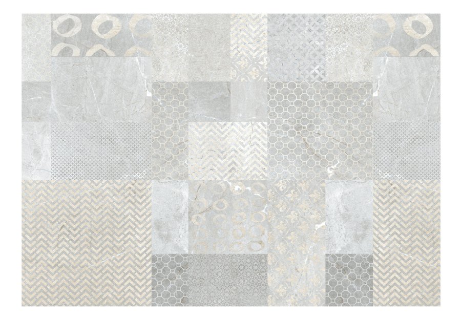 ARTGEIST Fototapet - Tiles, forskellige fliser (flere strelser)