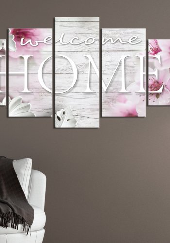 ARTGEIST billede p lrred - Spring Greeting, 5-delt - Flere strrelser