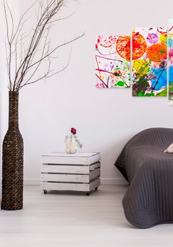 ARTGEIST billede trykt p lrred - Summer of Colours, 5-delt - Flere strrelser