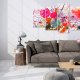 ARTGEIST billede trykt p lrred - Dance of Red, 5-delt - Flere strrelser