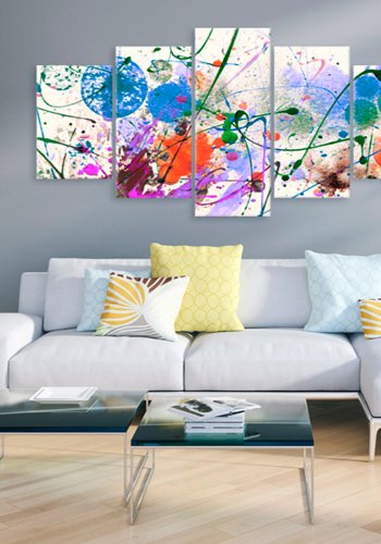 ARTGEIST billede trykt p lrred - Artist's Fun, 5-delt - Flere strrelser