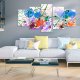 ARTGEIST billede trykt p lrred - Artist's Fun, 5-delt - Flere strrelser