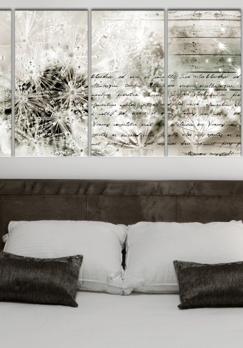 ARTGEIST Full of Secrets I - Billede med mlkebtter i sort/hvid trykt p lrred - Flere strrelser