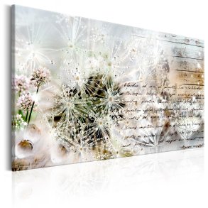 ARTGEIST Starry Dandelions - Billede med mlkebtter trykt p lrred - Flere strrelser