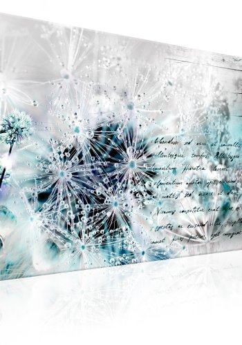 ARTGEIST Winter Stationery - Billede med mlkebtter i is trykt p lrred - Flere strrelser