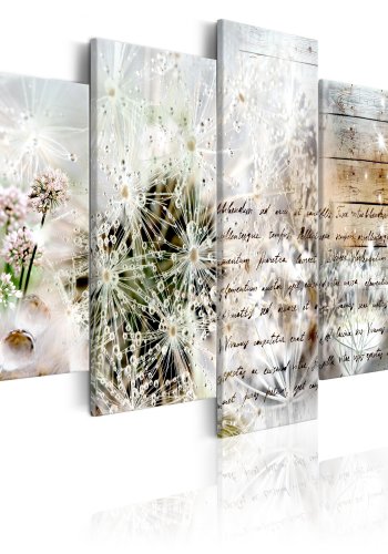 ARTGEIST Starry Dandelions II - Billede med mlkebtter trykt p lrred - Flere strrelser
