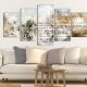 ARTGEIST Starry Dandelions II - Billede med mlkebtter trykt p lrred - Flere strrelser