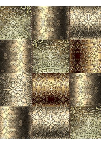 ARTGEIST Fototapet - Metal Plates, metalplader med mnster (flere strrelser)