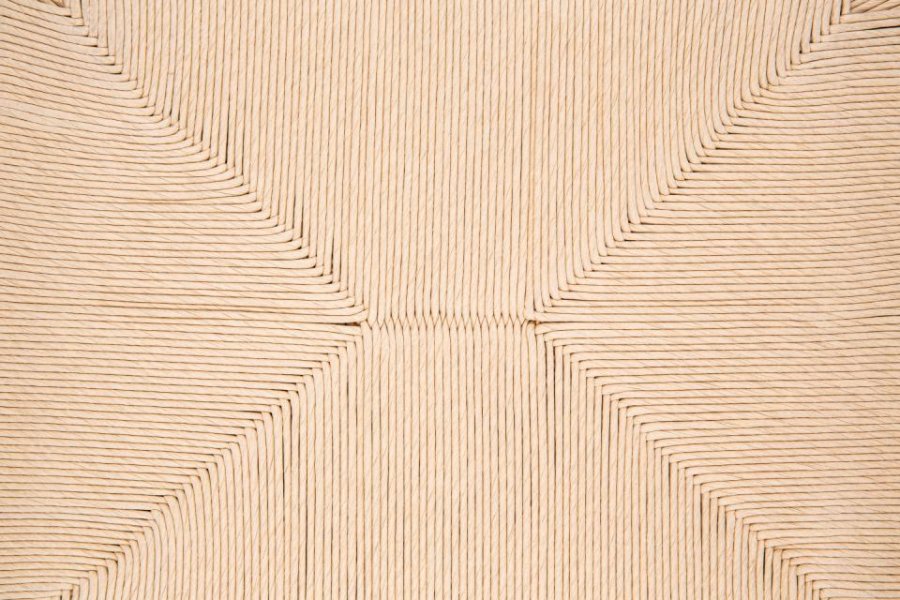 ACT NORDIC Janik spisebordsstol, m. armln - offwhite papirflet og hvidpigmenteret eg