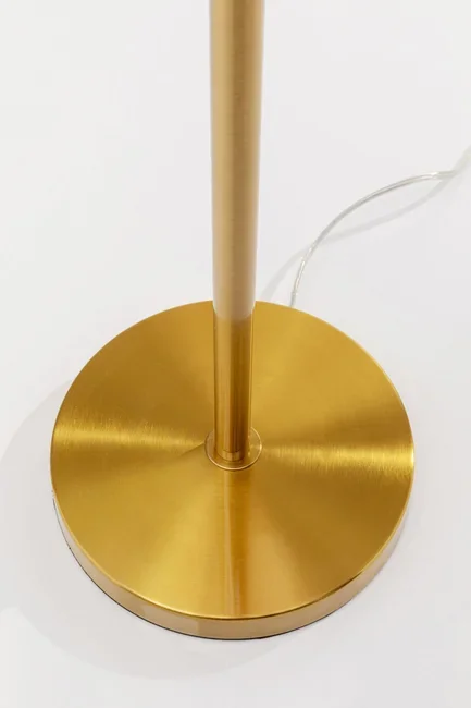 KARE DESIGN Feather Palm gulvlampe - lyserd strudsefjer og messing stl