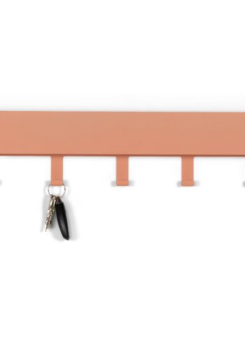 SPINDER DESIGN Dax Play 5 knagerkke, m. 5 knager og hylde - clay terra stl