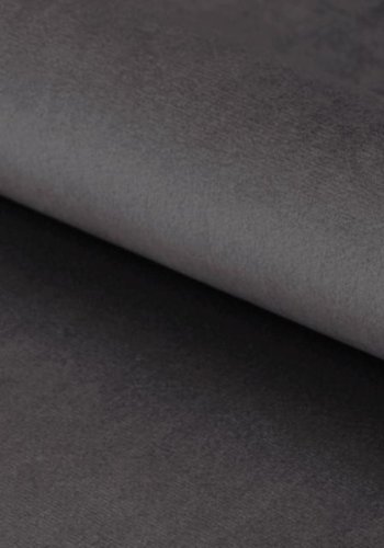 ACT NORDIC Slinky chaiselong - mrkegr stof og sort stl (60x170)