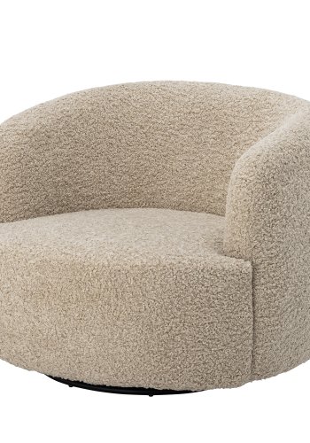 BLOOMINGVILLE Bocca drejestol, m. armln - natur polyester