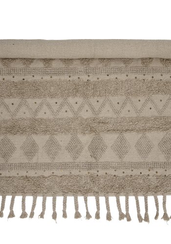 CREATIVE COLLECTION Dasha gulvtppe, rektangulr - natur bomuld (200x140)