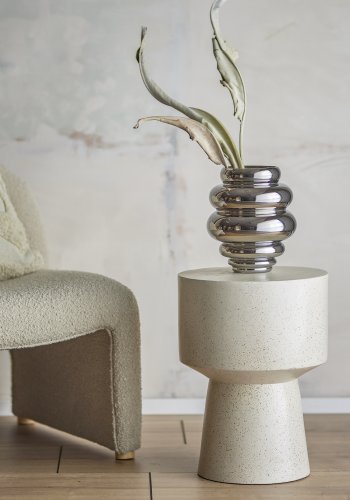 BLOOMINGVILLE Zorya Vase, Slv, Glas