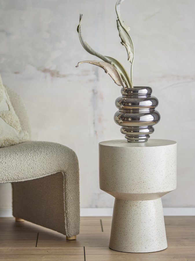 BLOOMINGVILLE Zorya Vase, Slv, Glas