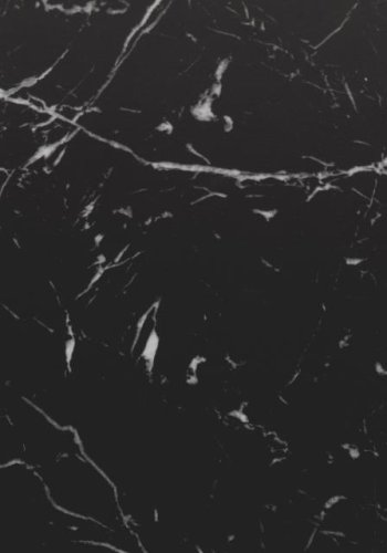 ACT NORDIC Barossa sofabord, kvadratisk - sort papir Marquina marmorlook og sort stl (40x40)