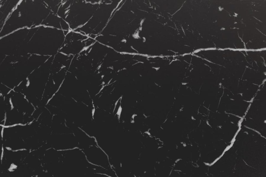 ACT NORDIC Barossa sofabord, kvadratisk - sort papir Marquina marmorlook og sort stl (40x40)