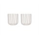 OYOY LIVING Mizu Glas - 2 stk - Klar Glas